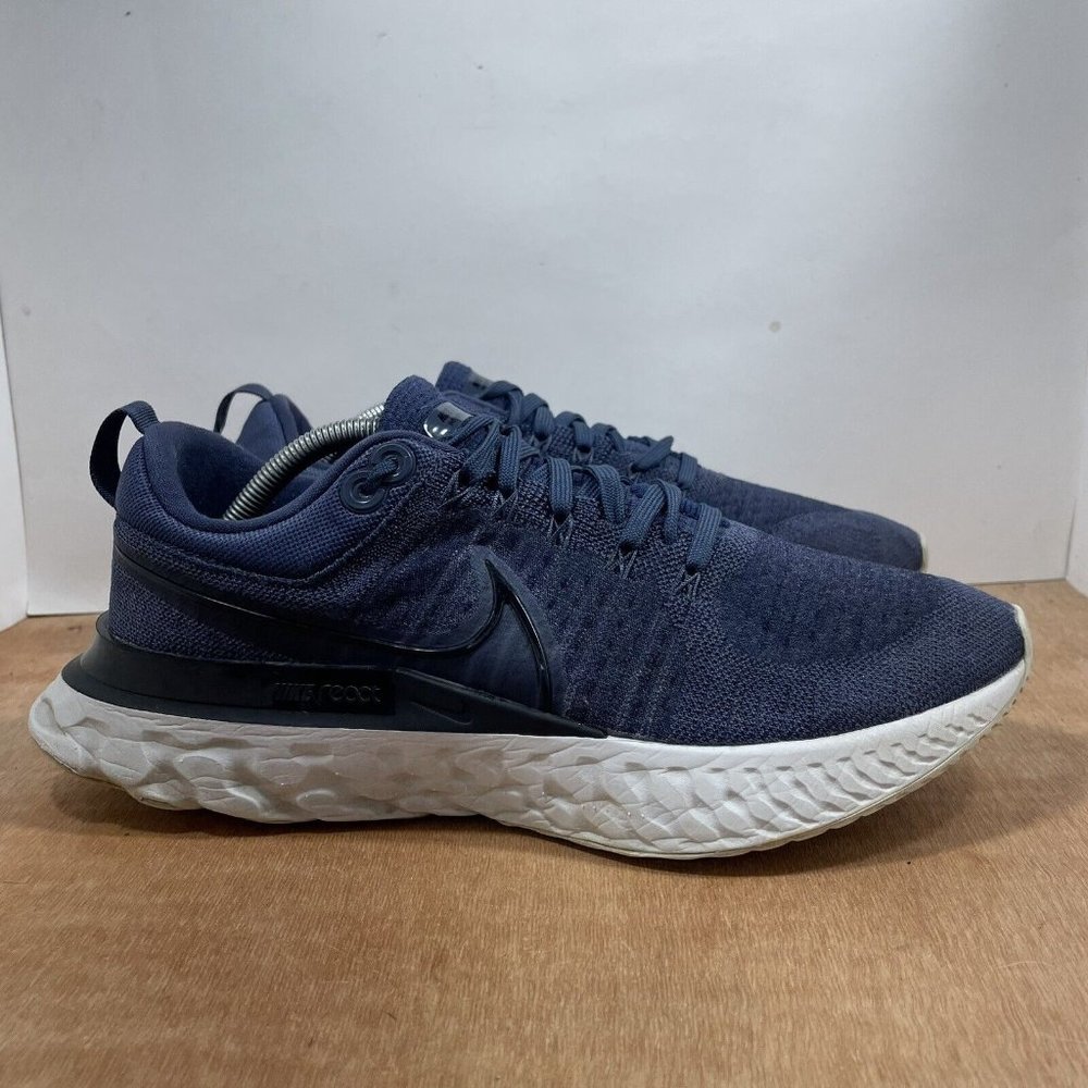 Nike React Infinity Run Flyknit 2 Men Size 11.5 Shoes Thunder Blue CT2357-401